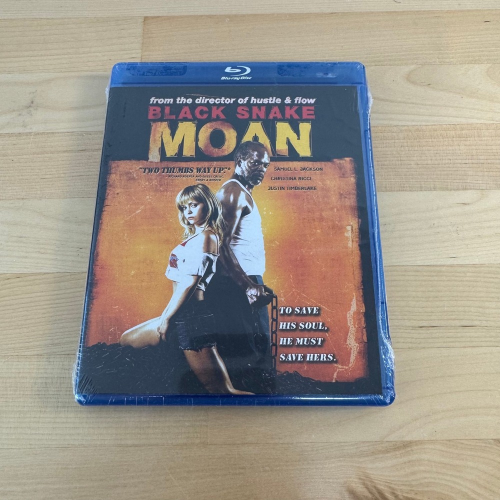 Black Snake Moan Blu-ray Samuel L Jackson Christina Ricci 2007 Sealed NEW